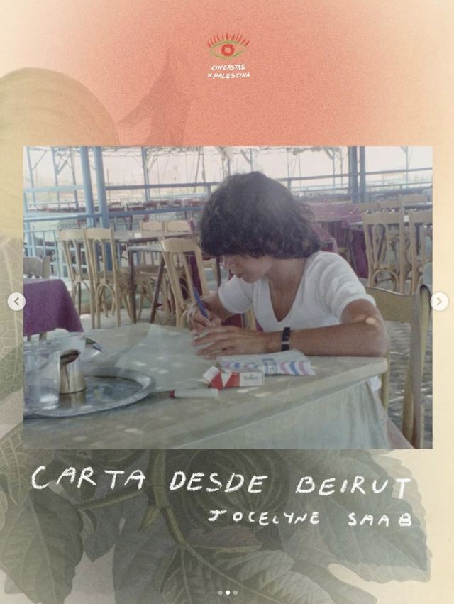 Cineclub n.º 2 — Carta desde Beirut, Jocelyne Saab