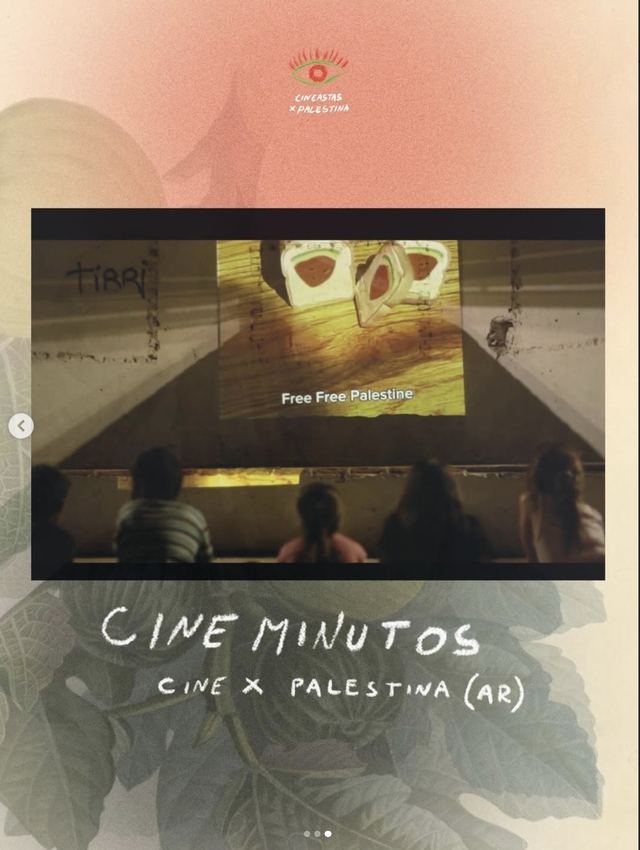 Cineclub n.º 2 — Cineminutos, Cine x Palestina (Argentina)